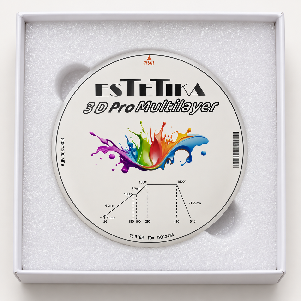 Disque de zircone ESTETIKA 3D Pro Multilayer